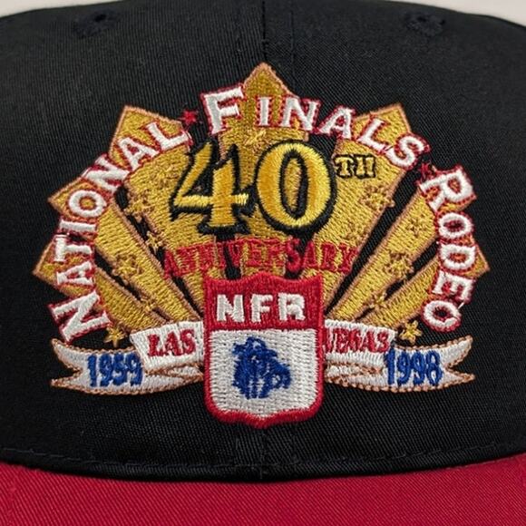 Vintage Rodeo National Finals 1998 Horse Riding Cowboy Western Snapback Hat - Picture 2 of 5